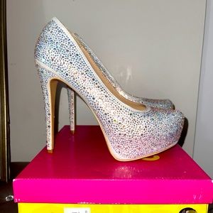 Charlotte Russe Cinderella Crystal Pumps
